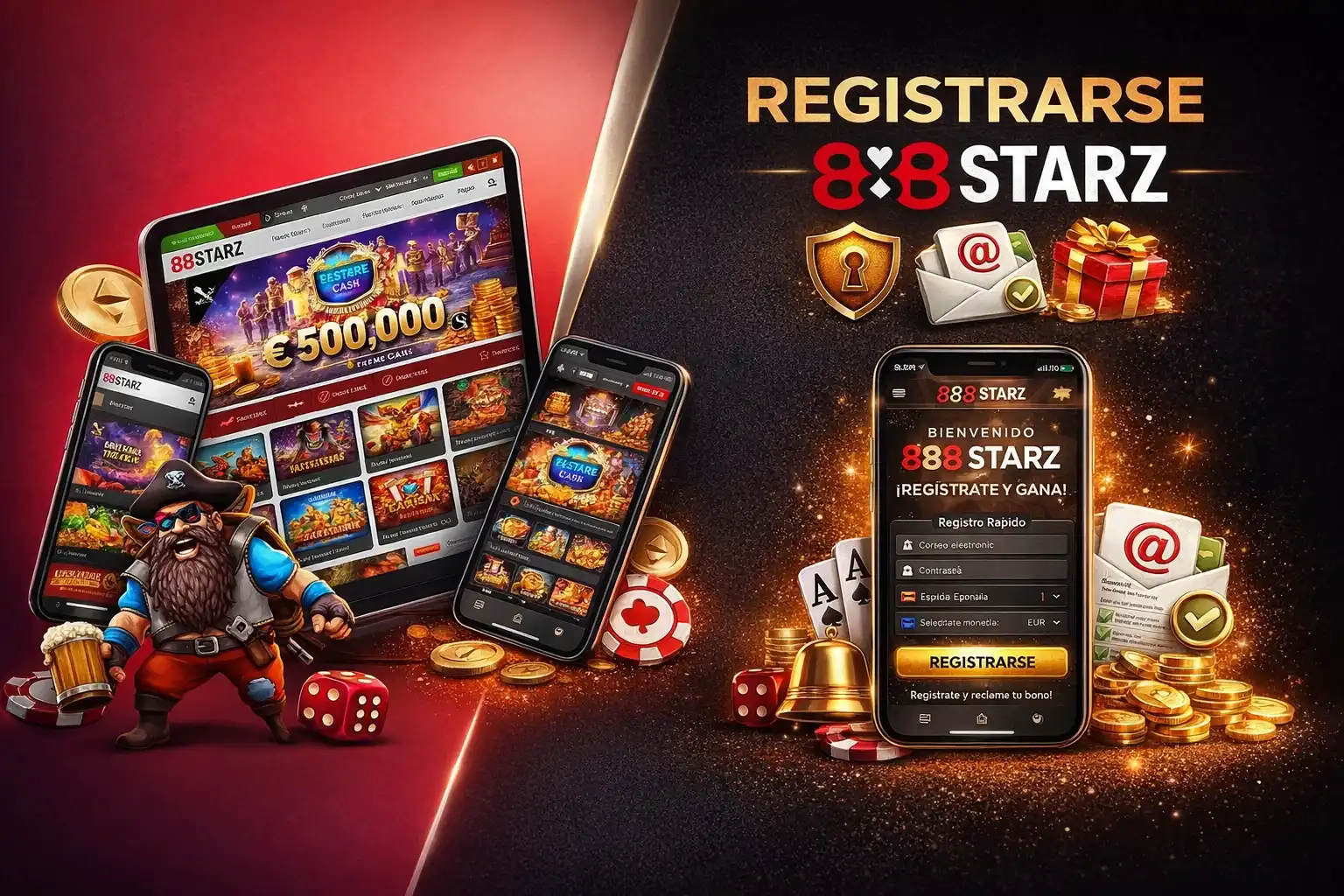 Proceso de Registro en 888Starz Casino